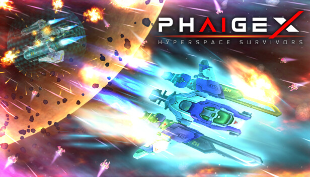 Capsule image of "PhaigeX: Hyperspace Survivors" which used RoboStreamer for Steam Broadcasting