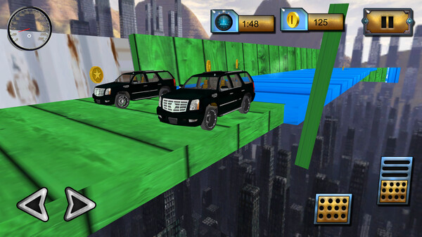 Скриншот из Two Cars Stunts Edition