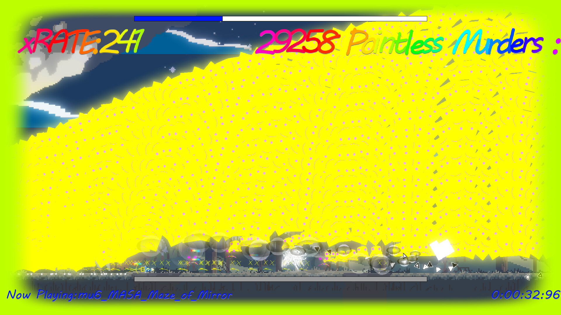 A2C:Ayry seems to be playtesting a 2D runner shooter from Cci Demo #3