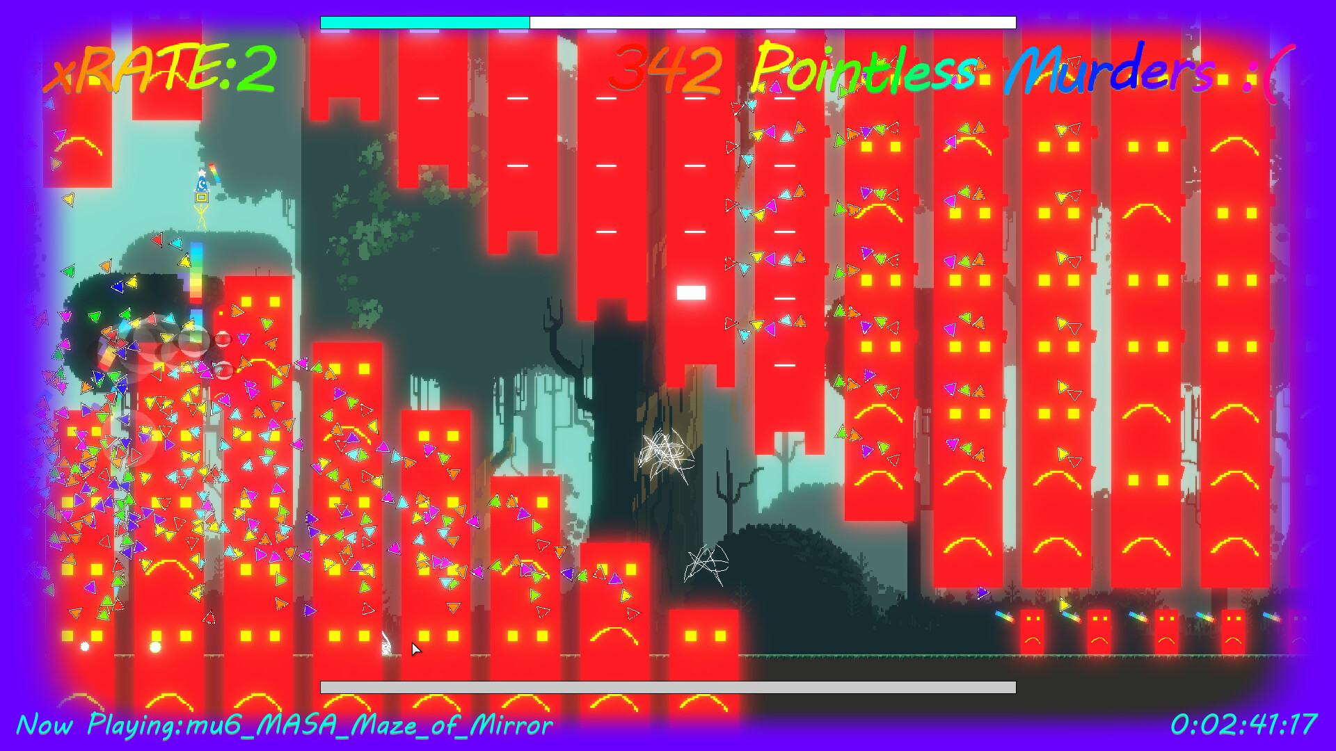 A2C:Ayry seems to be playtesting a 2D runner shooter from Cci Demo #6