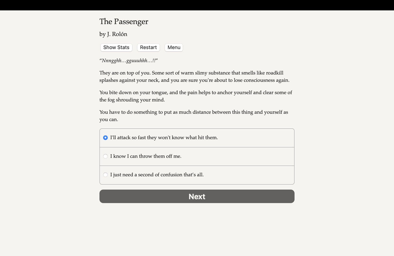 The Passenger - Win/Mac/Linux - (Steam)