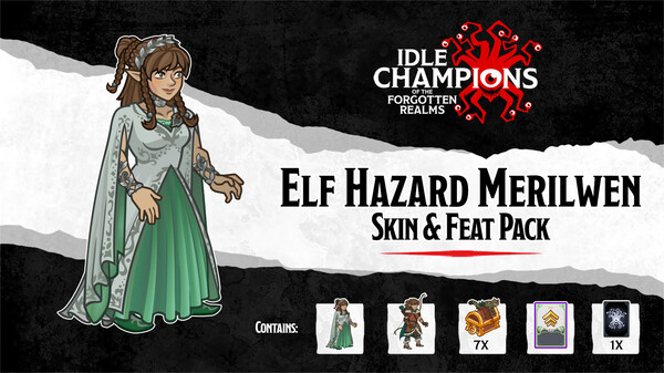 Idle Champions - Elf Hazard Merilwen Skin & Feat Pack
