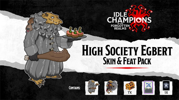 Idle Champions - High Society Egbert Skin & Feat Pack