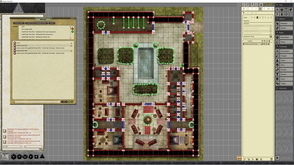 Fantasy Grounds - Pathfinder RPG - Pathfinder Flip-Mat - Noble Estate Fantasy Grounds - Pathfinder RPG - Pathfinder Flip-Mat - Noble Estate