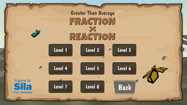 Fraction Reaction game for Linux 1