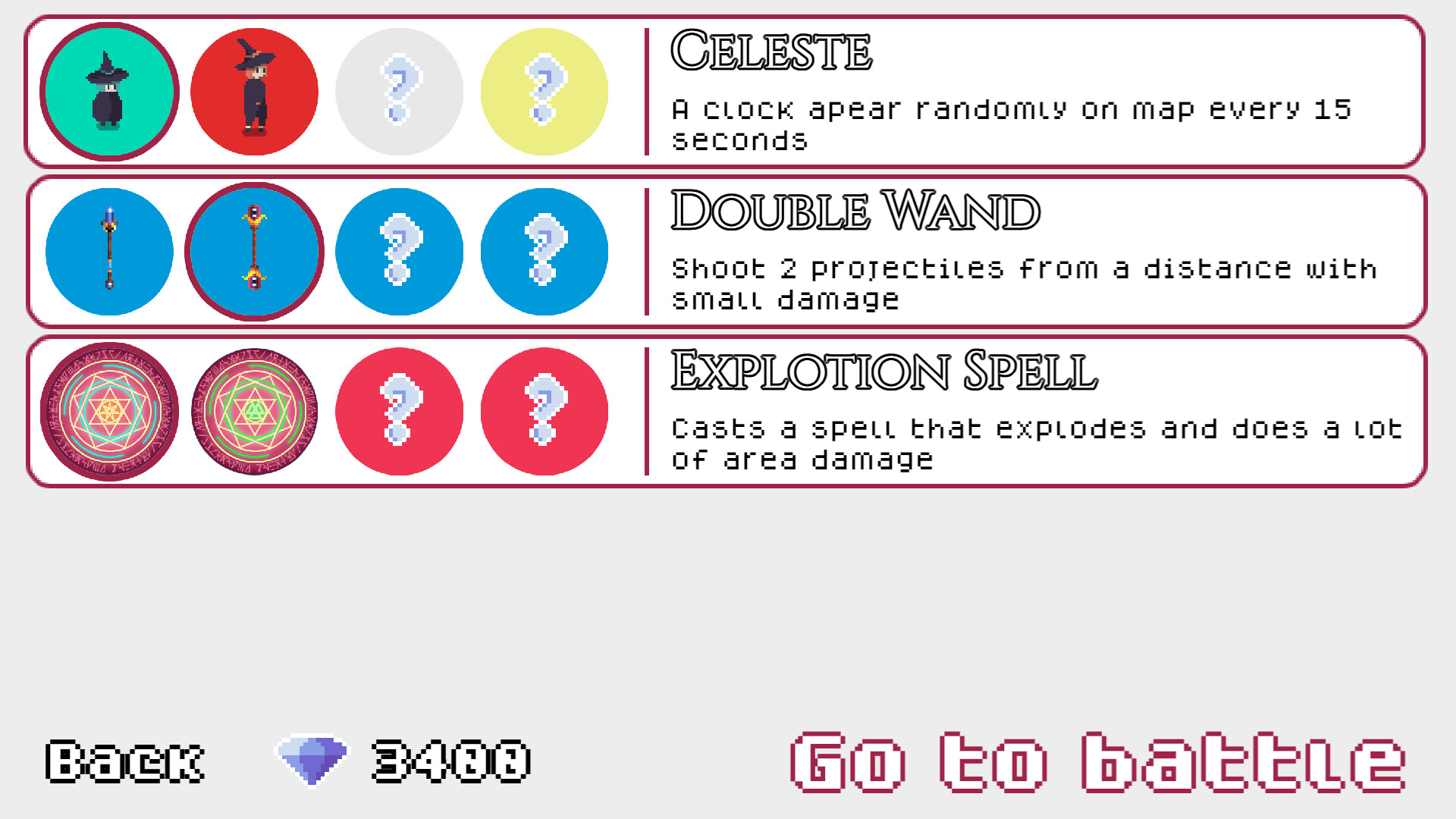 Witch Guild Survivor Demo #2