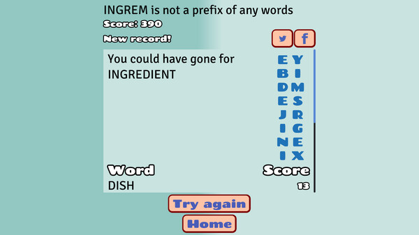 Surfwords game for Linux 1