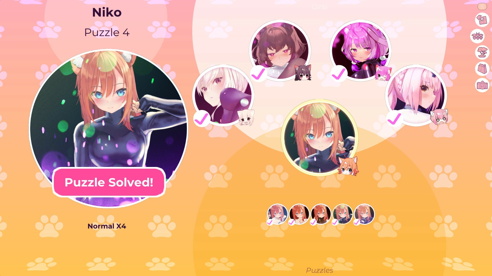 Mosaique Neko Waifus 5 on Steam