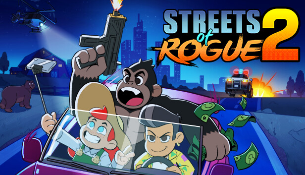 The fun open-world 2D action-RPG 'Streets of Rogue' adds 4-player