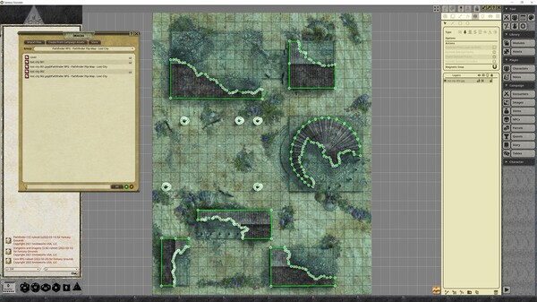 Fantasy Grounds - Pathfinder RPG - Pathfinder Flip-Mat - Lost City Fantasy Grounds - Pathfinder RPG - Pathfinder Flip-Mat - Lost City
