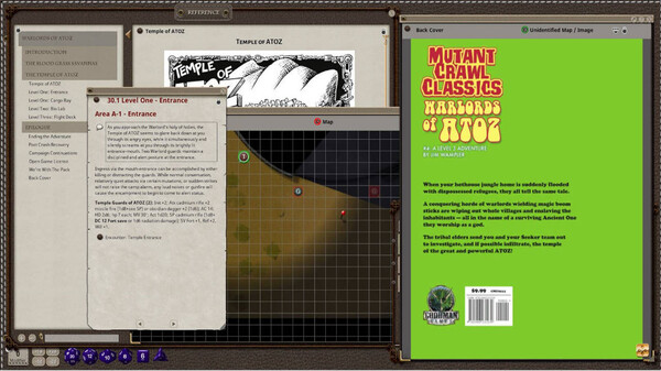 Fantasy Grounds - Mutant Crawl Classics #4: Warlords of ATOZ Fantasy Grounds - Mutant Crawl Classics #4: Warlords of ATOZ