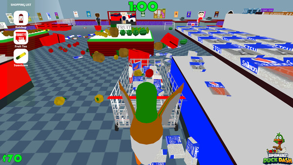 Скриншот из Supermarket Duck Dash