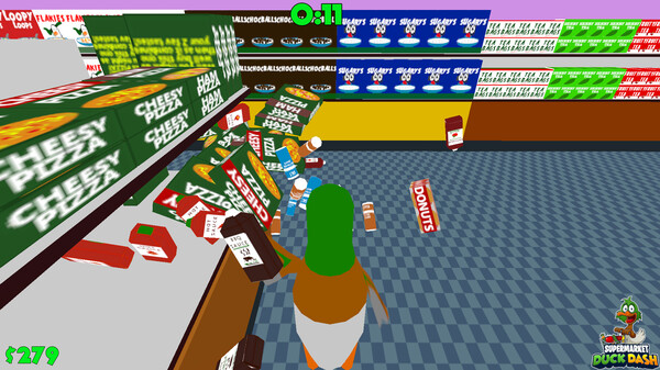 Скриншот из Supermarket Duck Dash