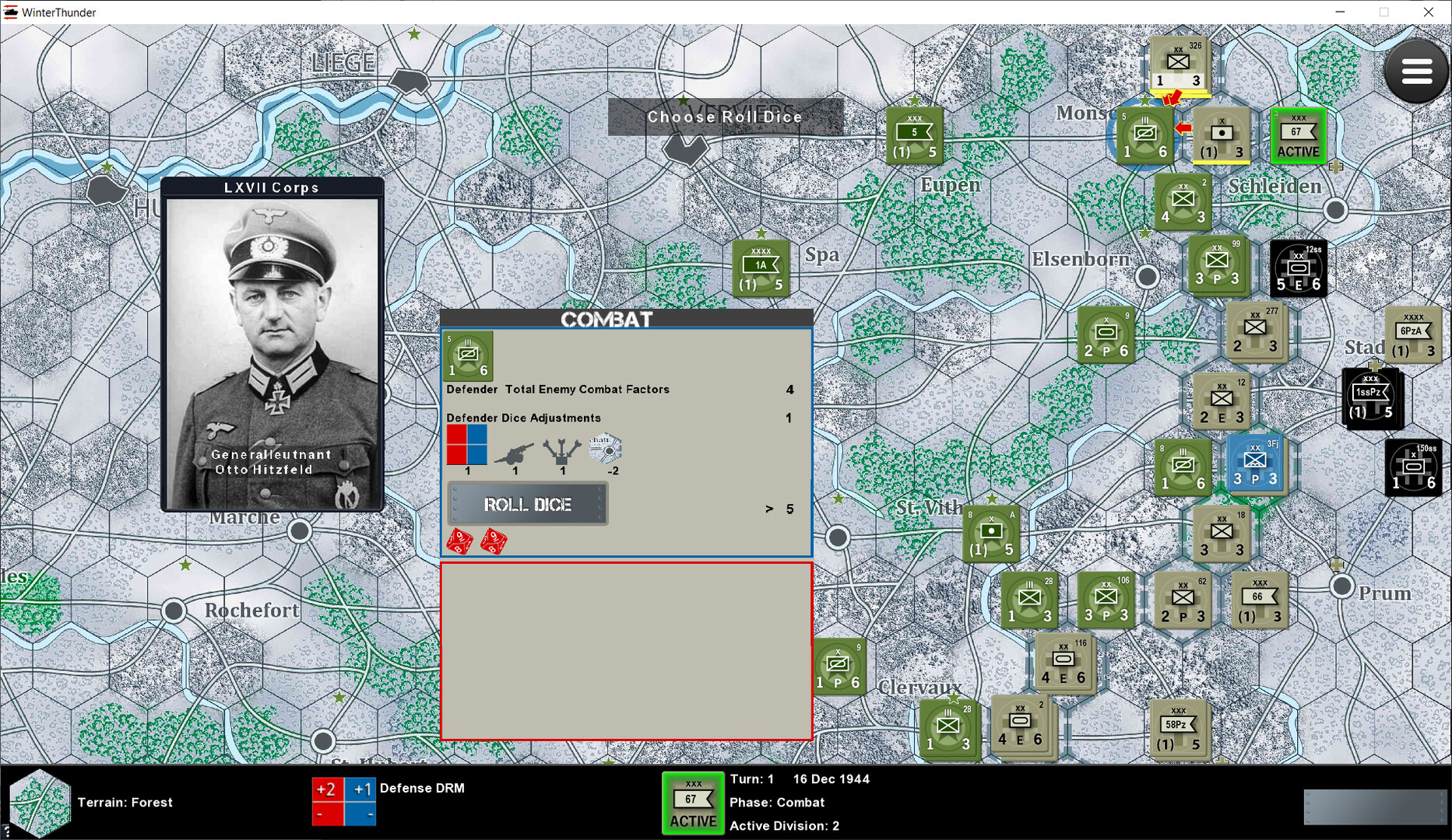 Review: Winter Thunder: The Battle of the Bulge from Tiny Battle Publishing  – The Players' Aid