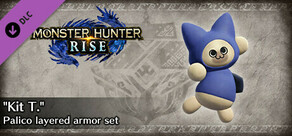 Monster Hunter Rise - "Kit T." Palico layered armor set