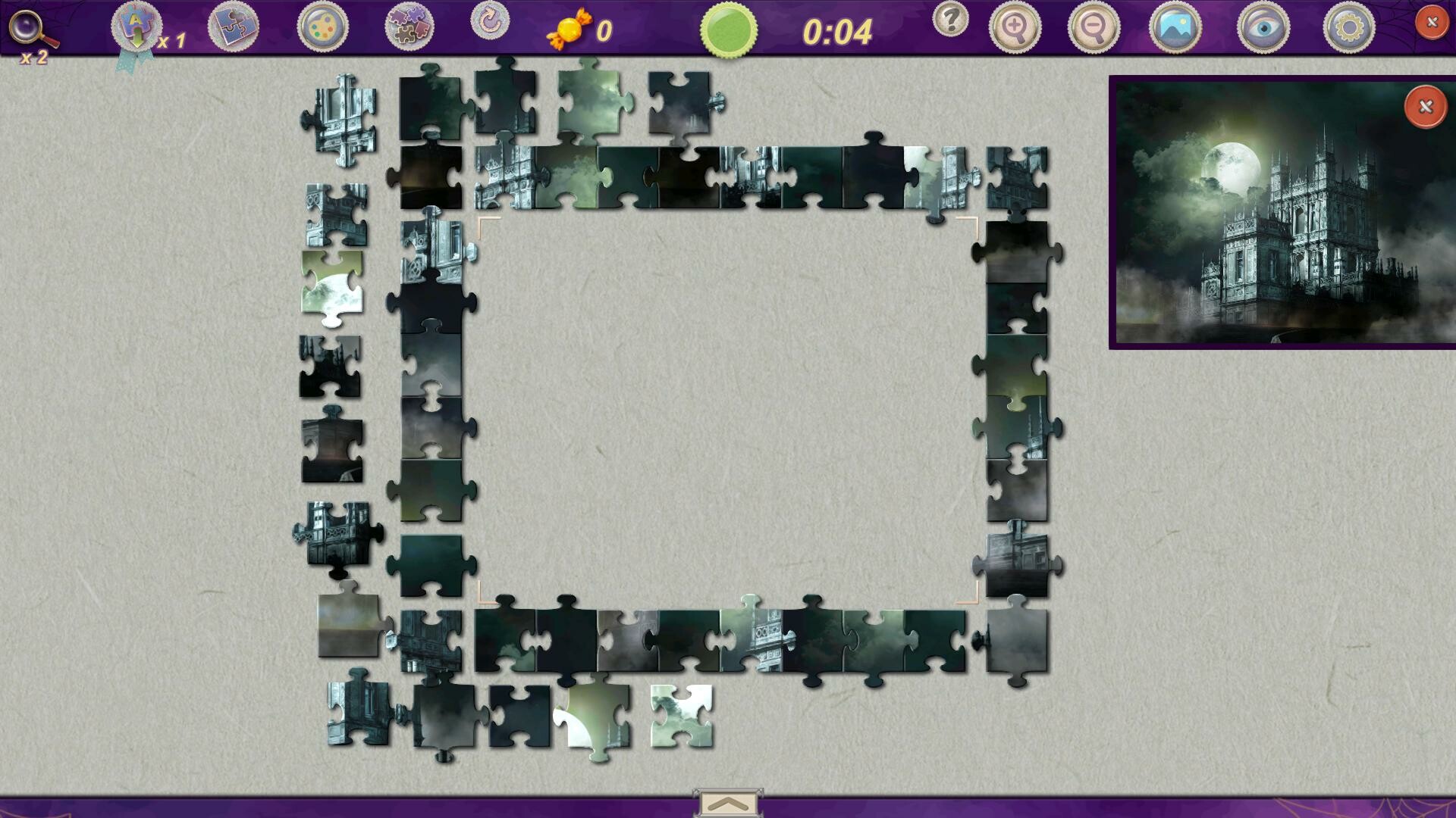 Sweet Holiday Jigsaws: Trick or Treat screenshot 1