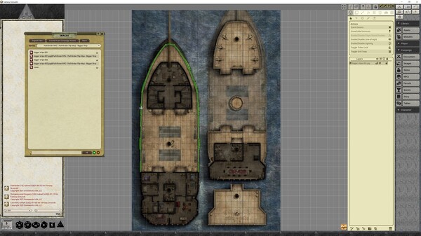 Fantasy Grounds - Pathfinder RPG - Pathfinder Flip-Mat - Bigger Ship Fantasy Grounds - Pathfinder RPG - Pathfinder Flip-Mat - Bigger Ship