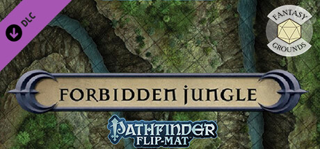Fantasy Grounds - Pathfinder RPG - Pathfinder Flip-Mat - Forbidden Jungle