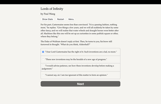 Скриншот из Lords of Infinity