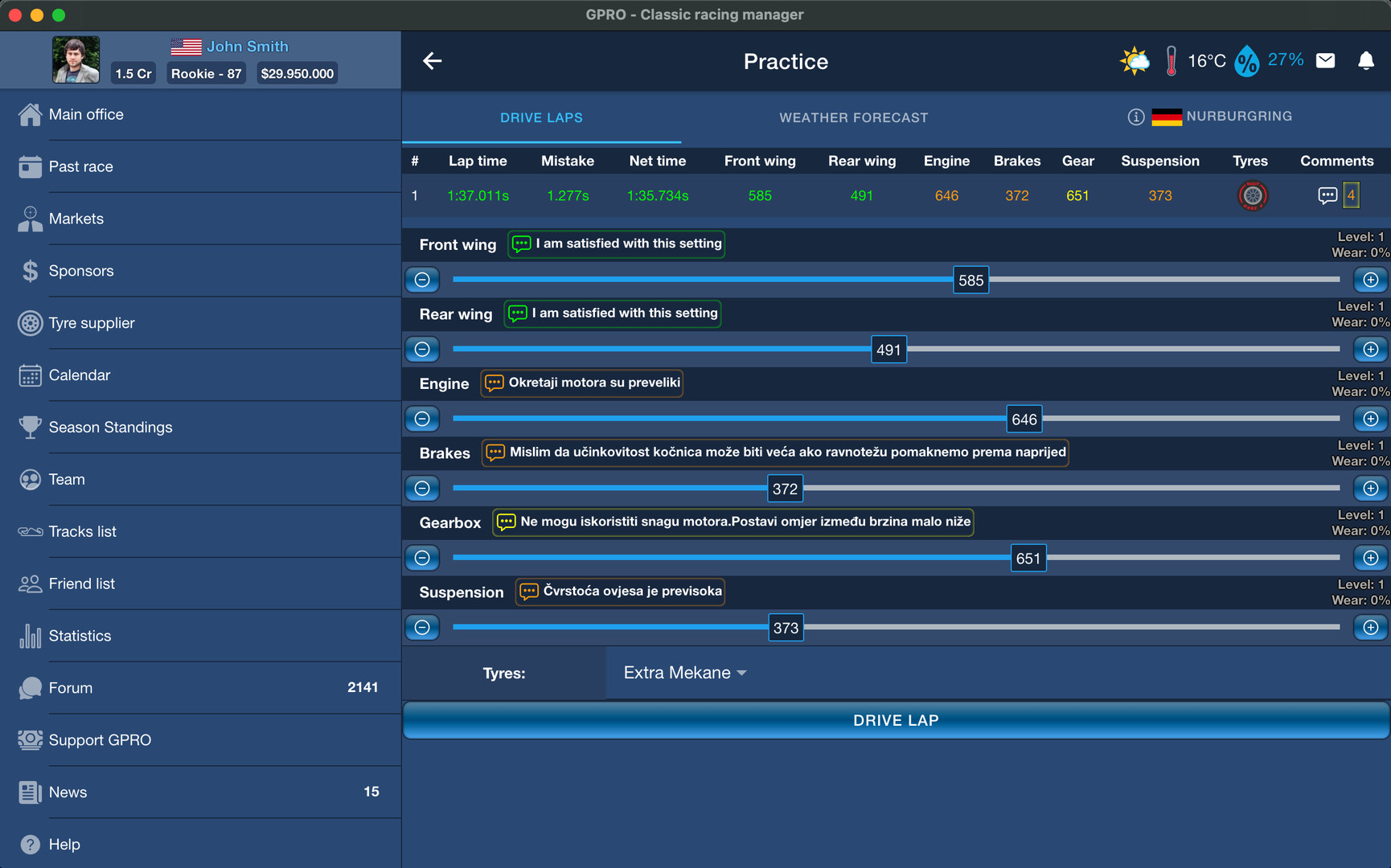 GPRO - Classic racing manager instal the new version for mac