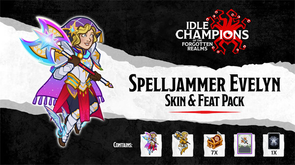 Idle Champions - Spelljammer Evelyn Skin & Feat Pack