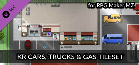 RPG Maker MZ - KR Transportation Station - Cars Trucks and Gas Tileset