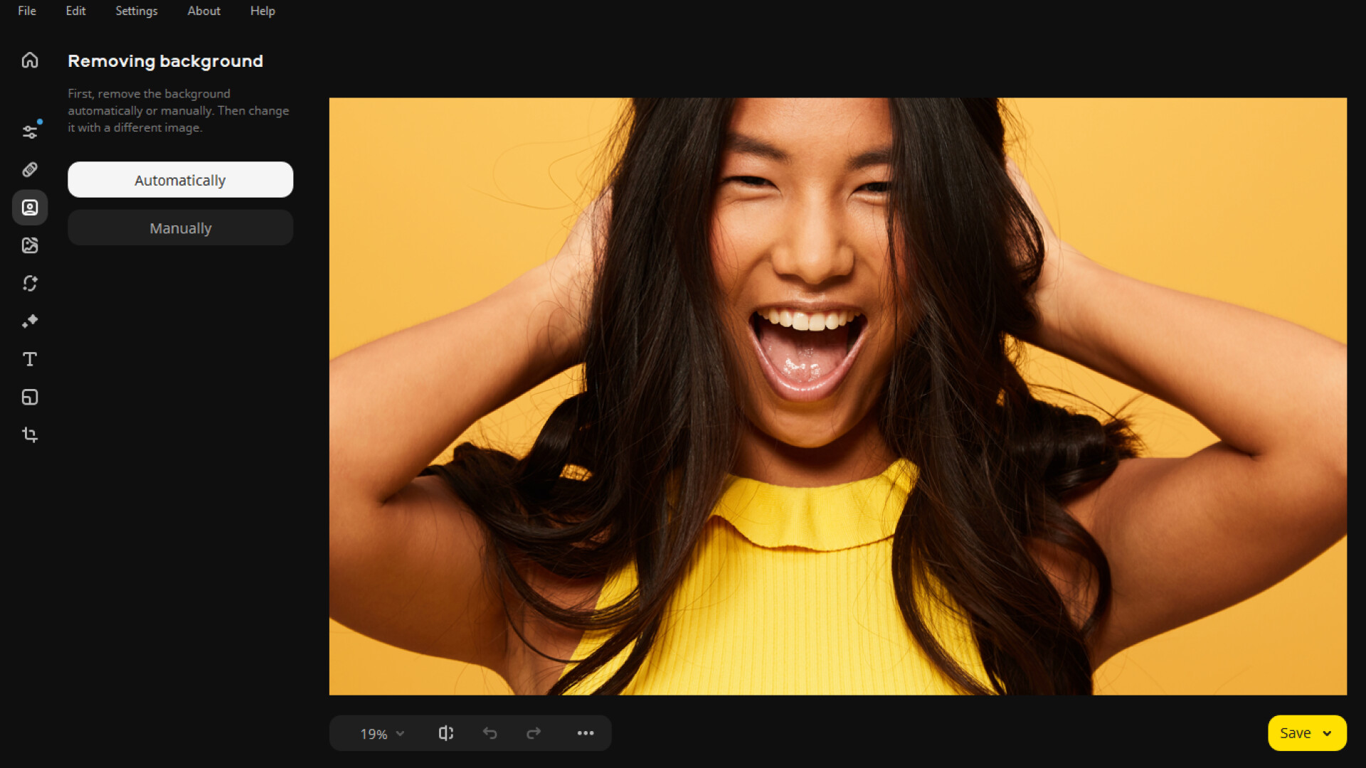 Movavi Photo Editor 23 screenshot screenshot 1