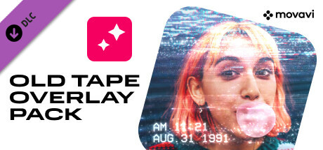 Movavi Video Editor 2023 - Old Tape Overlay Pack banner image