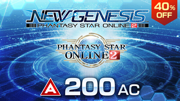 Phantasy Star Online 2 New Genesis - [LIMITED SALE] 200AC Exchange Ticket
