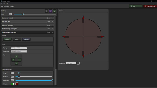 Скриншот из Crosshair Designer