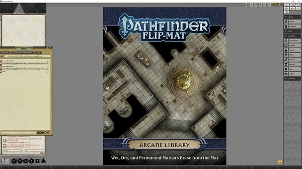 Fantasy Grounds - Pathfinder RPG - Pathfinder Flip-Mat - Arcane Library Fantasy Grounds - Pathfinder RPG - Pathfinder Flip-Mat - Arcane Library