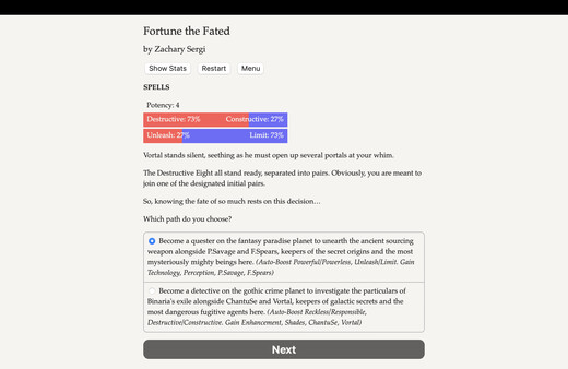FORTUNE the FATEDfor windows and Linux 1