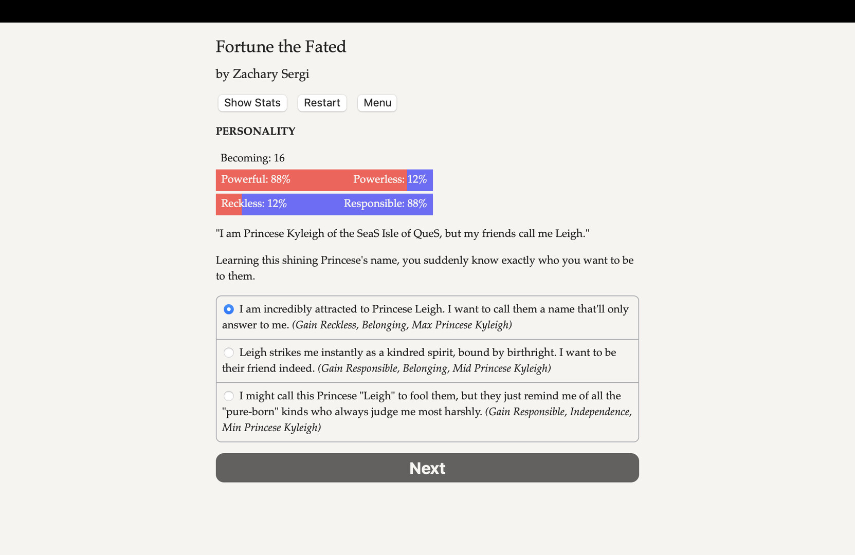 FORTUNE the FATED screenshot 1