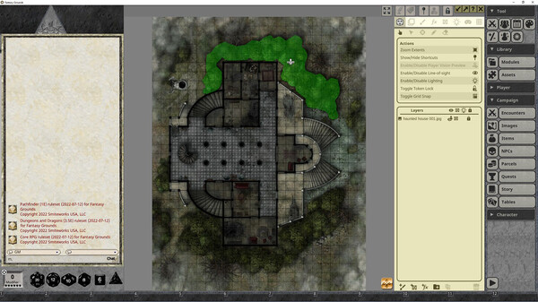Fantasy Grounds - Pathfinder RPG - Pathfinder Flip-Mat Haunted House Fantasy Grounds - Pathfinder RPG - Pathfinder Flip-Mat Haunted House