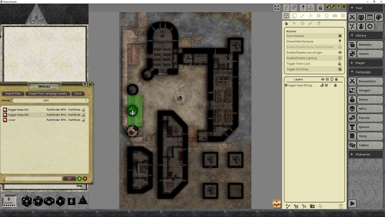 Fantasy Grounds - Pathfinder RPG - Pathfinder Flip-Mat - Bigger Keep on ...