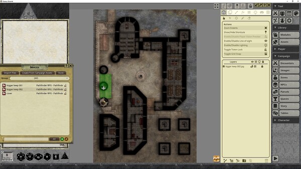 Fantasy Grounds - Pathfinder RPG - Pathfinder Flip-Mat - Bigger Keep Fantasy Grounds - Pathfinder RPG - Pathfinder Flip-Mat - Bigger Keep