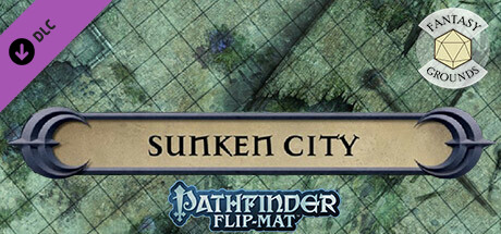 Fantasy Grounds - Pathfinder RPG - Pathfinder Flip-Mat - Sunken City banner image