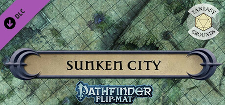 Fantasy Grounds - Pathfinder RPG - Pathfinder Flip-Mat - Sunken City
