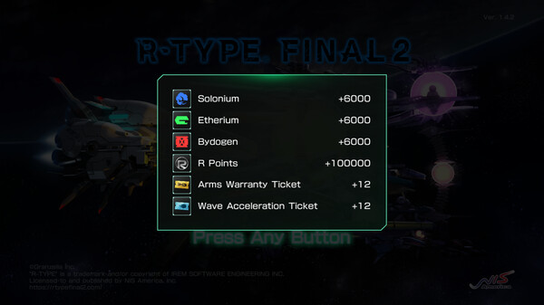 R-Type Final 2 - Ace Pilot Special Training Pack II