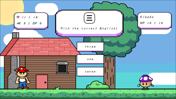 Скриншот из Kanji RPG