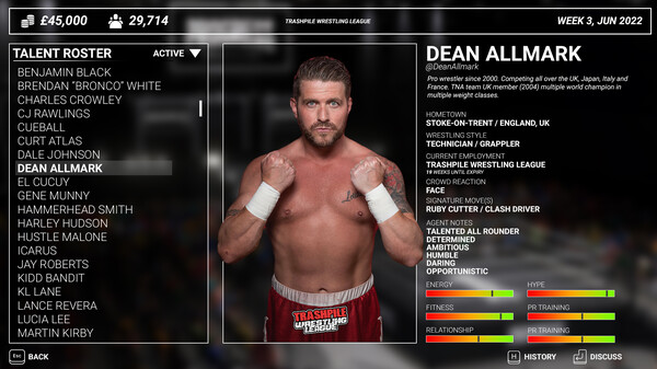 Скриншот из Main Event: Wrestling Manager