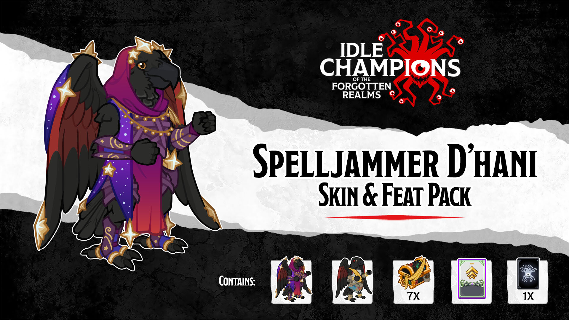 Idle Champions - Spelljammer D'hani Skin & Feat Pack Featured Screenshot #1