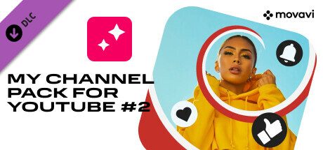 movavi video suite 2023 - my channel pack for youtube #2 vertical card thumbnail