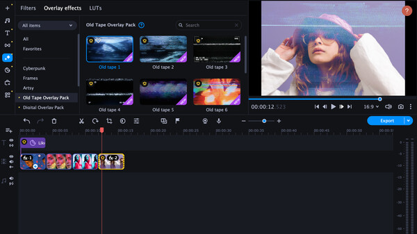 Movavi Video Suite 2023 - Old Tape Overlay Pack for steam Movavi Video Suite 2023 - Old Tape Overlay Pack for steam