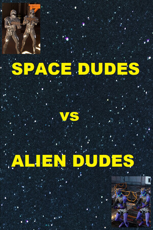 SPACE DUDES vs ALIEN DUDES cover