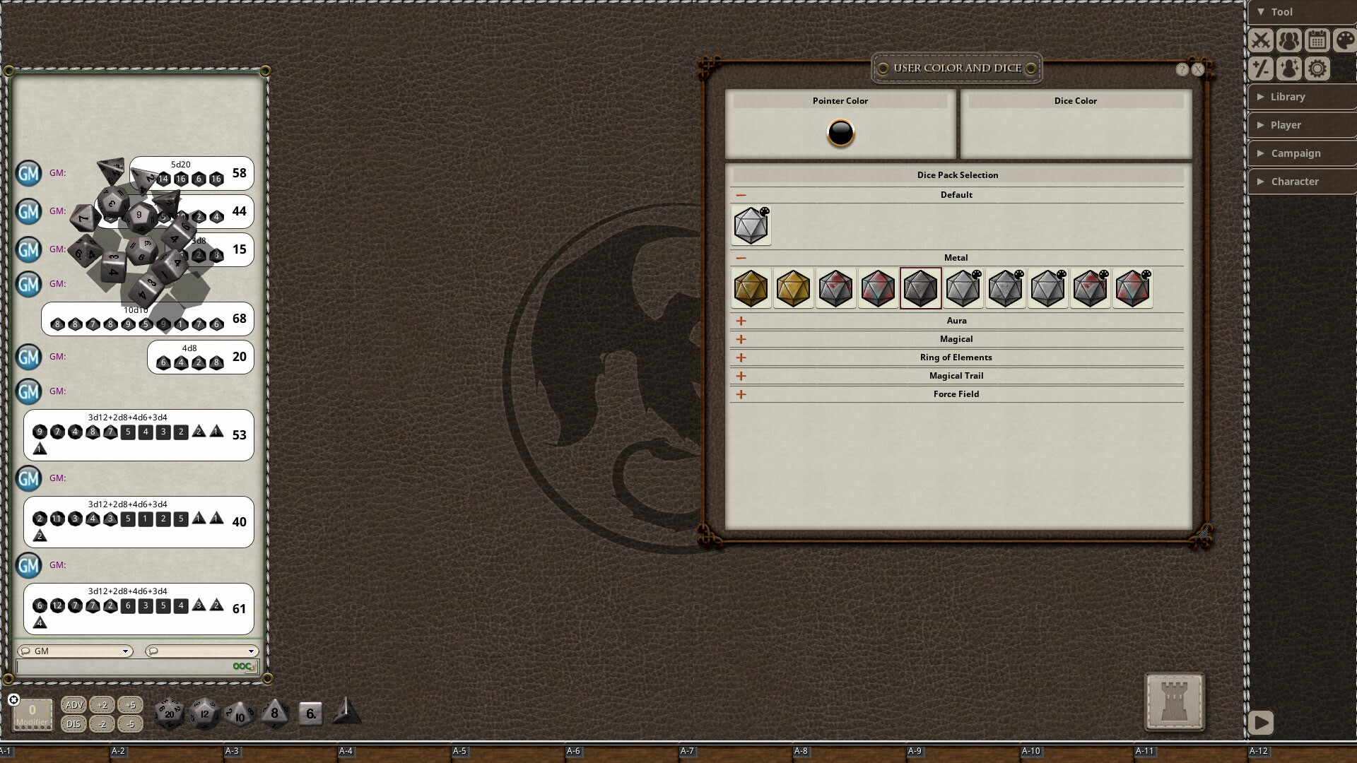 Fantasy Grounds - Metal Dice Pack screenshot thumbnail screenshot 5
