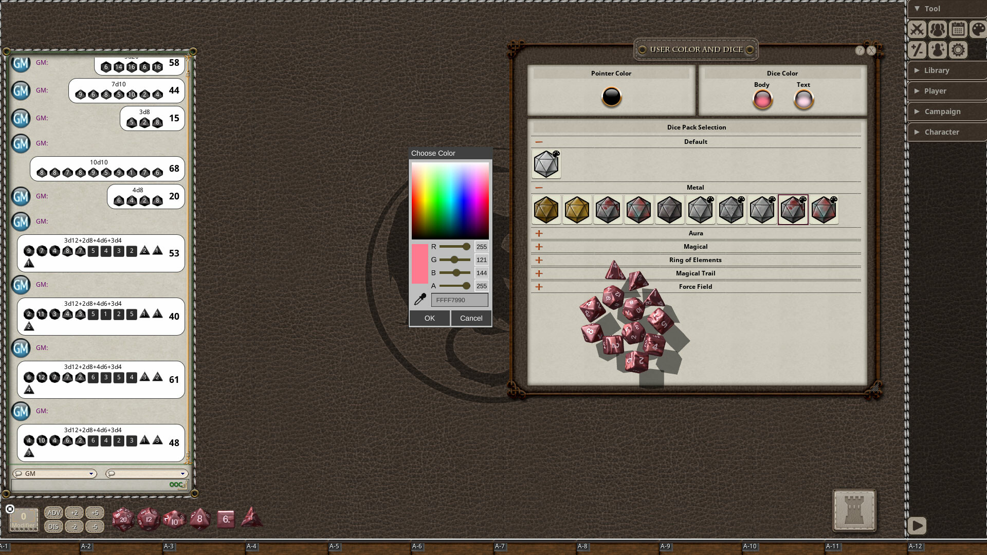 Fantasy Grounds - Metal Dice Pack screenshot thumbnail screenshot 7