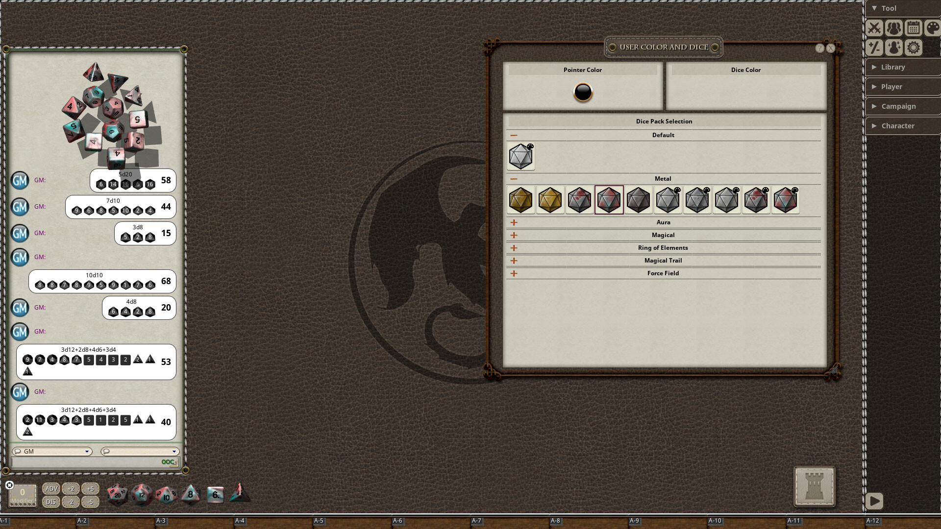 Fantasy Grounds - Metal Dice Pack screenshot thumbnail screenshot 4