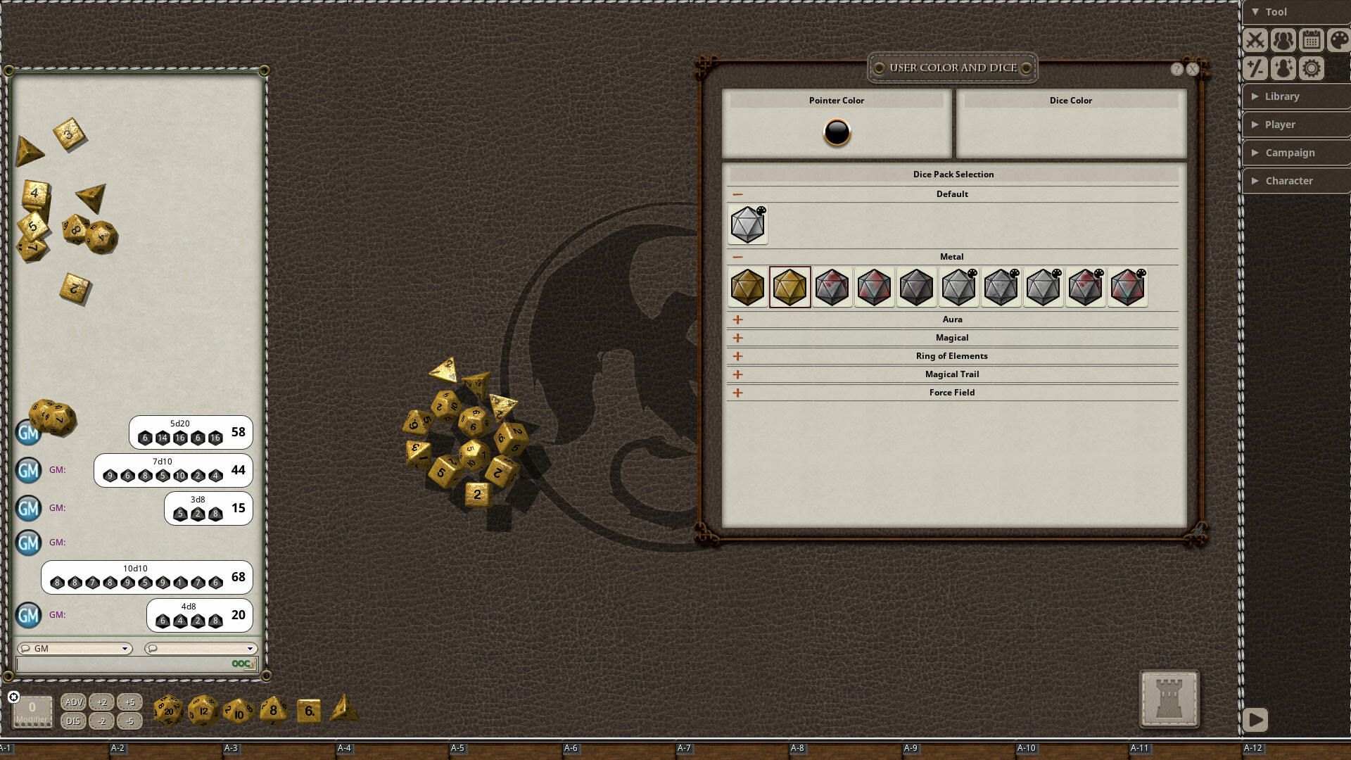 Fantasy Grounds - Metal Dice Pack screenshot thumbnail screenshot 6