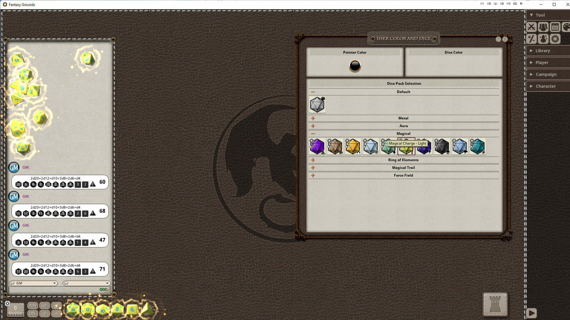 Fantasy Grounds - Magical Dice Pack screenshot thumbnail screenshot 4